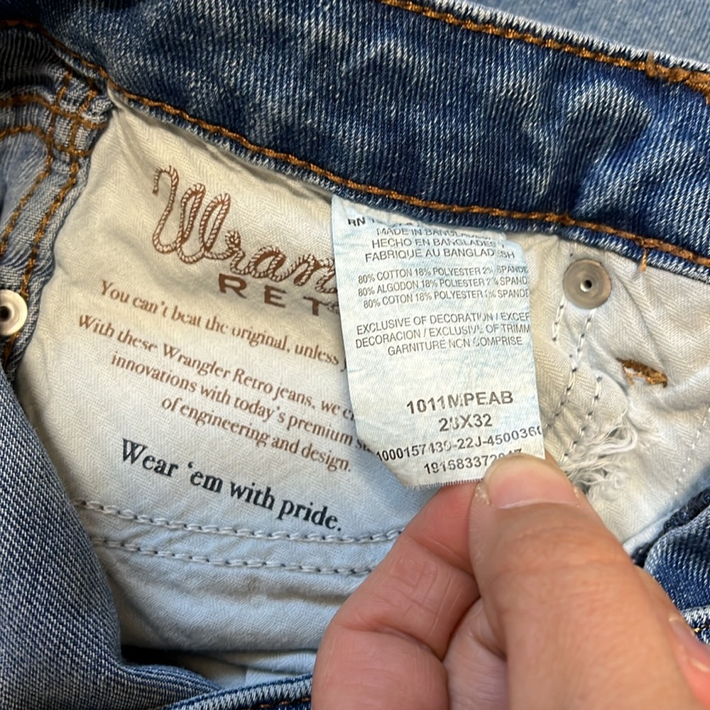 Wrangler Women's Blue Flare Jeans - Picture 6 of 6